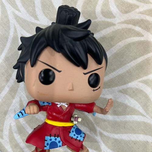 Luffytaro collectible toy used with box and minor damage