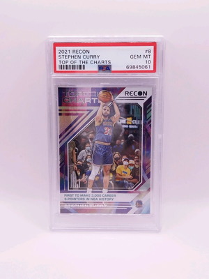 Κάρτα Stephen Curry 2021-22 Panini Recon Top Of The Charts σαν καινούργιο