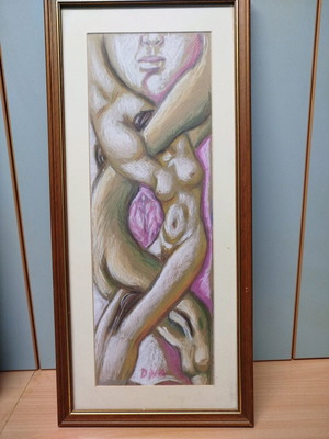 Painting with pastel "DNA" by X Koiliaris new
