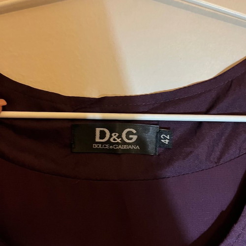 Dolce & Gabbana dress used, vintage winter, purple