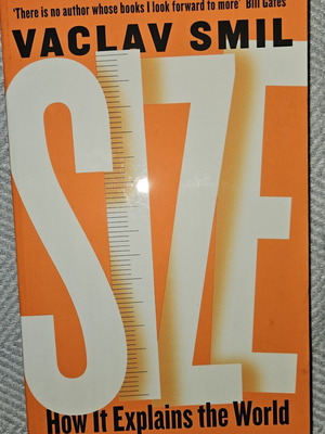 Size του Vaclav Smil σαν καινούργιο, αγγλική έκδοση
