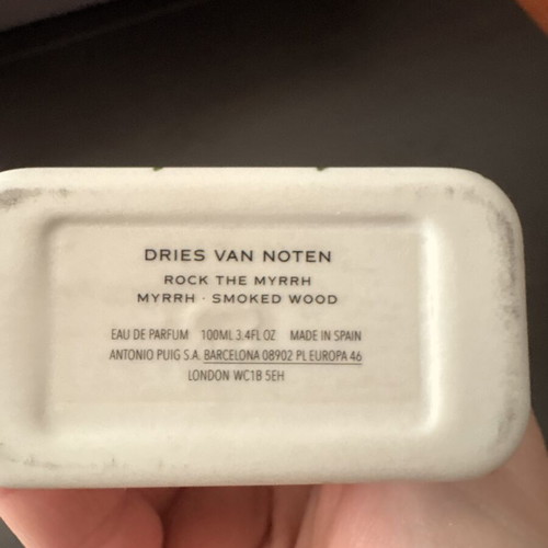 Rock the Myrrh Dries Van Noten Eau de Parfum new, decanted original, 2 ml