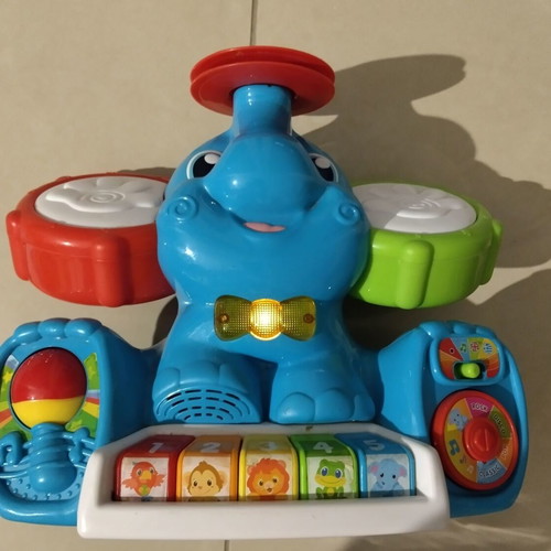 Baby Clementoni Elephant Maestro toy with music like new for 10+ months