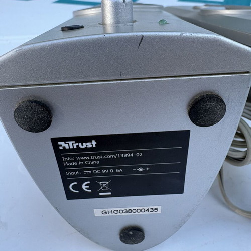 Trust SP-2450M computer speakers used, 2.0 stereo