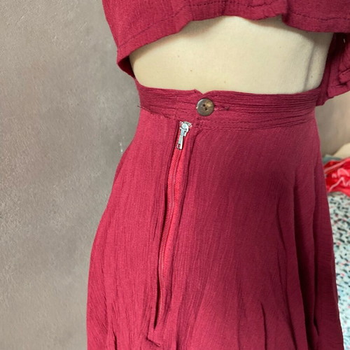 Skirt and blouse set lightly worn