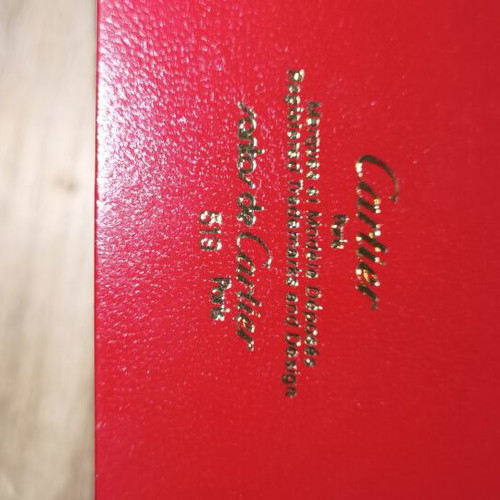 Vintage Cartier watch case used, box only