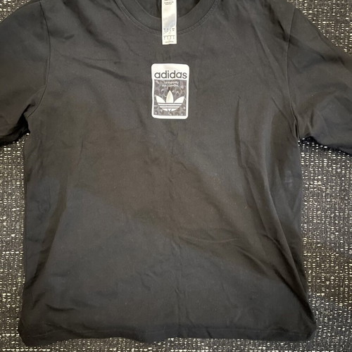 Adidas shirt like new, size M, black and white