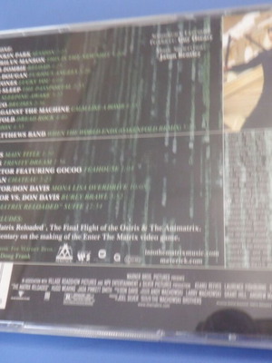 Matrix Reloaded soundtrack double CD