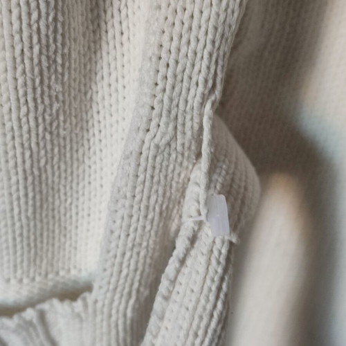 Mango long knit cardigan, off-white, size EUR XL (USA L)