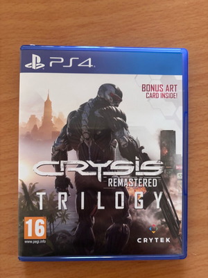 PS4 Crysis Trilogy Remastered σαν καινούργιο με κάρτα τέχνης μπόνους