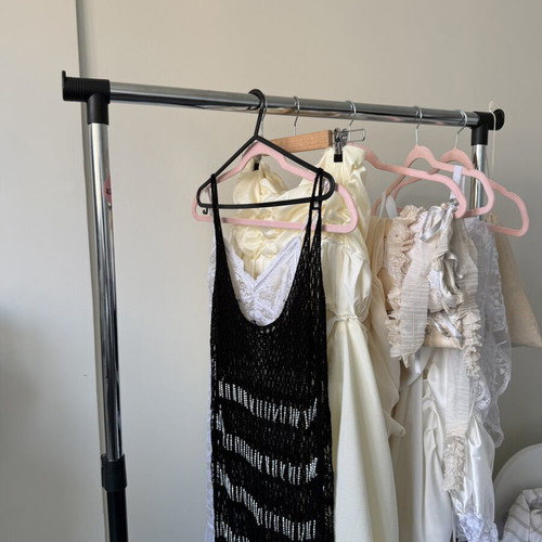 Zara Bedazzled Knit Beach Dress new, black