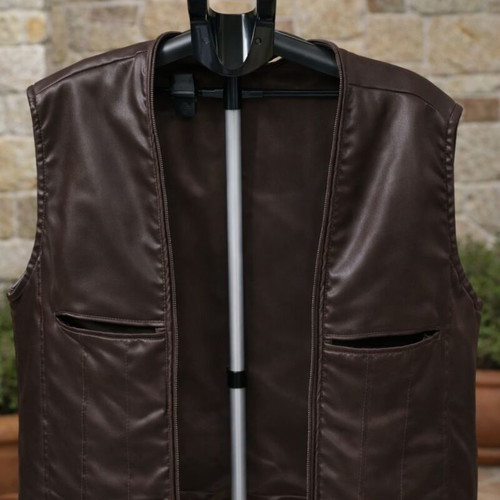 Men's leather coat Kastoria XXL like new, brown