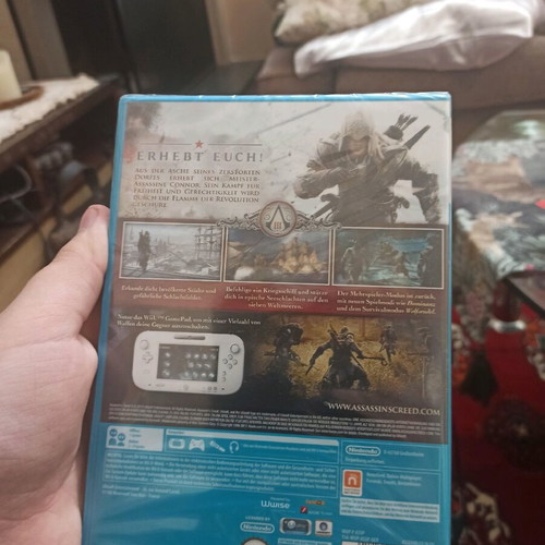 Assassins Creed III Nintendo Wii U new sealed
