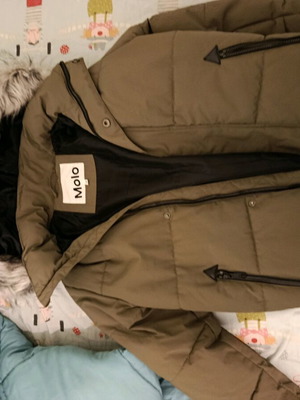 Molo Waterproof Jacket Boy 140 cm Like New Green