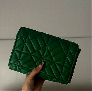 Zara τσάντα πρασινη