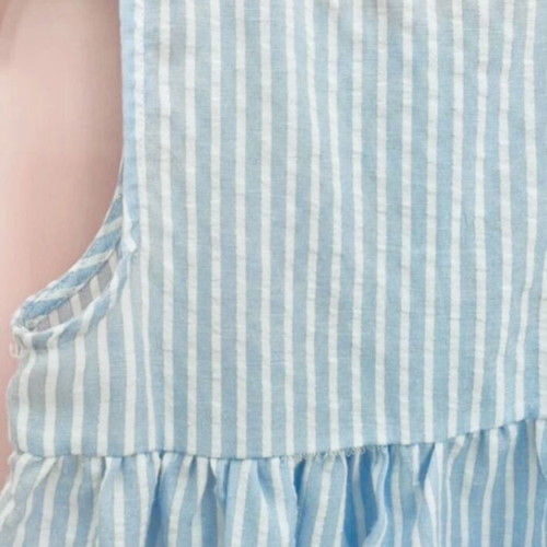 Zara dress for 5-year-old girl, blue and white stripes