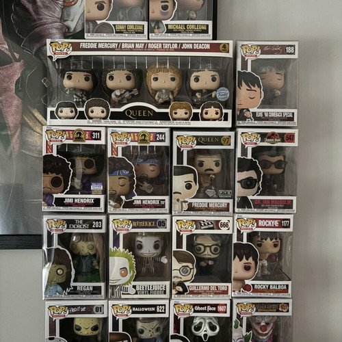 Funko Pop figures like new, various characters