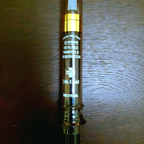 Prettyskin face serum with peptides and 24K gold new