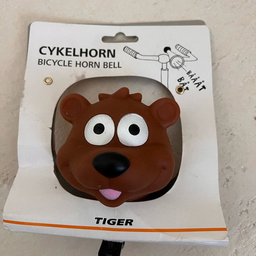Bicycle horn Tiger bear new, unused
