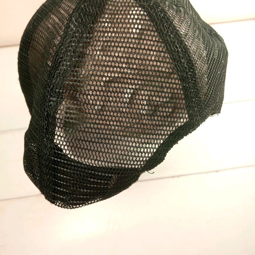 Jockey hat black with adjustable mesh like new