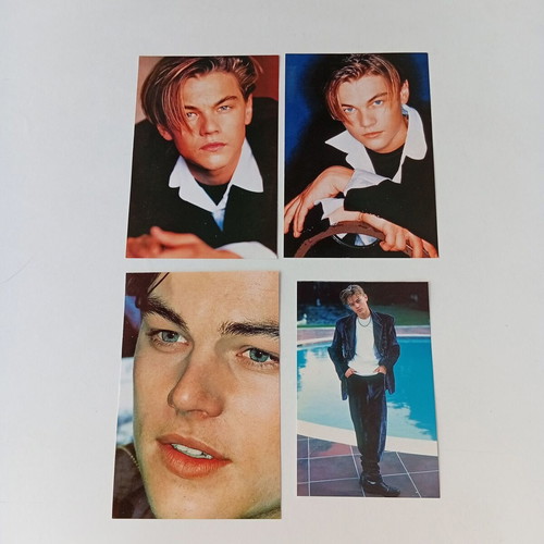 Leonardo Di Caprio cards set of 4, new