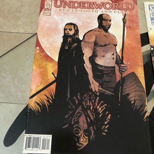 Underworld Set of 4 NM/M Movie Adaptation Prestige Format and Red in Tooth and Claw 1-3 IDW Comics new