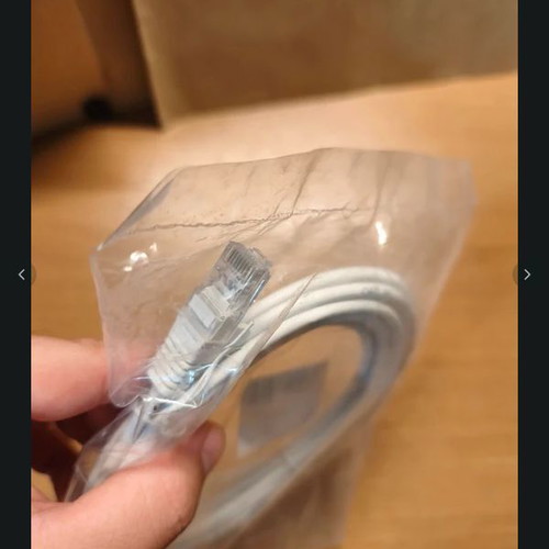 Ethernet cable 3m, white, RJ45 connectors