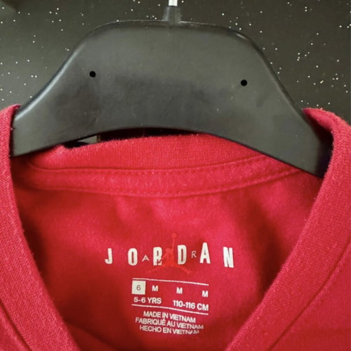 Jordan kids t-shirt size 110-116cm like new, 5-6 years