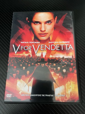 V for Vendetta DVD like new, adventure, social, fantasy with subtitles