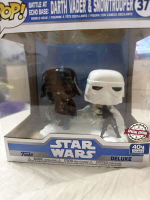 Darth Vader and Snowtrooper 377 Funko Pop Star Wars Deluxe