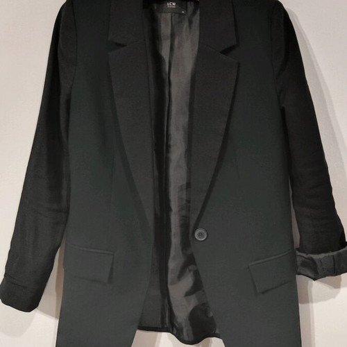 Black Jacket size 34 like new, slim fit
