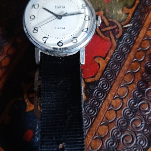 Zaria men's mechanical wristwatch used, working