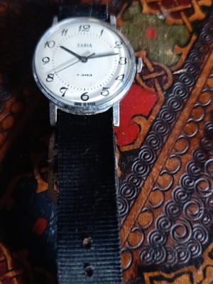 Zaria men's mechanical wristwatch used, working