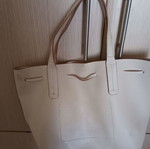 KEM tote bag used, shoulder, beige in very good condition