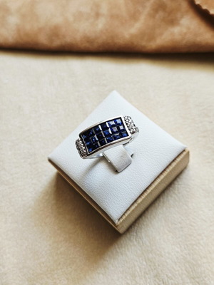 Silver 925 ring, vintage style