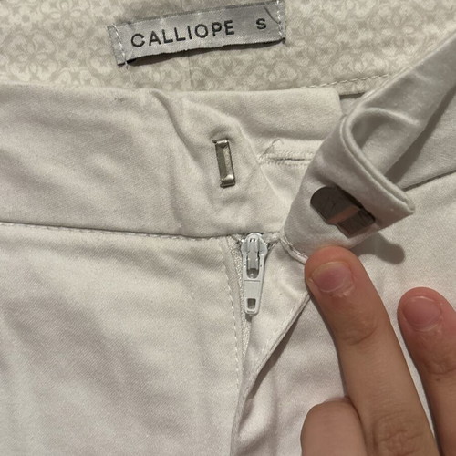 Calliope white pants size S like new