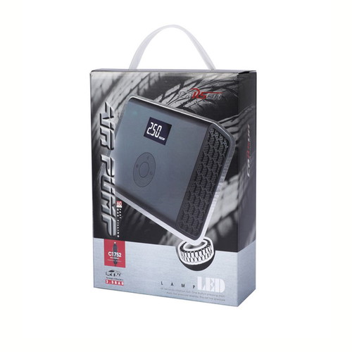 Electric portable pump 12V 35L/min 100W with LED light and digital display