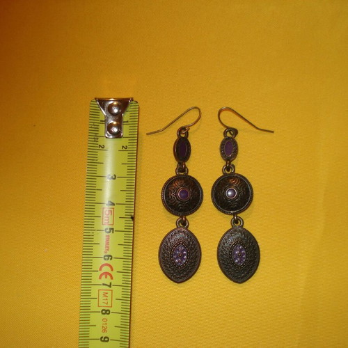 Vintage unique dangling earrings like new