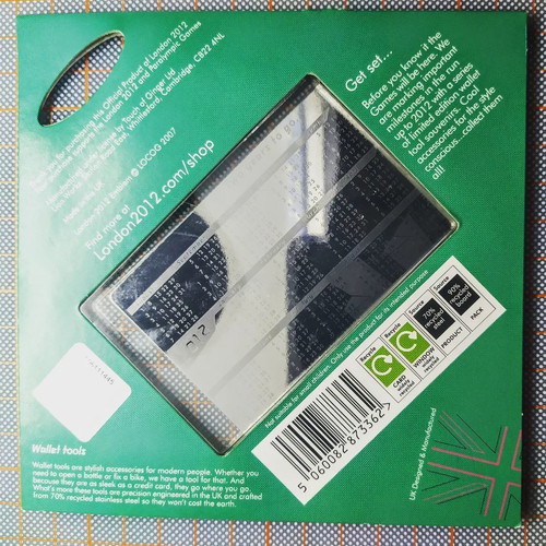 Metal Card Calendar London 2012 new, London Olympic Games
