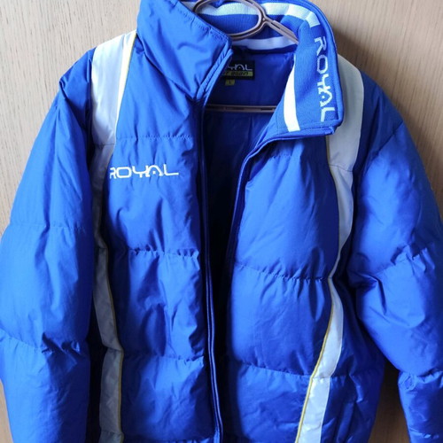 Royal delivery jacket blue - white large new with tags