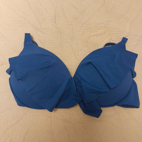 H&M blue swimsuit size M like new with padded bra