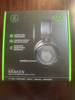 Ακουστικά gaming Razer Kraken σαν καινούργια, ενσύρματα
