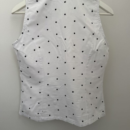 Naracamicie sleeveless shirt with dots size small like new