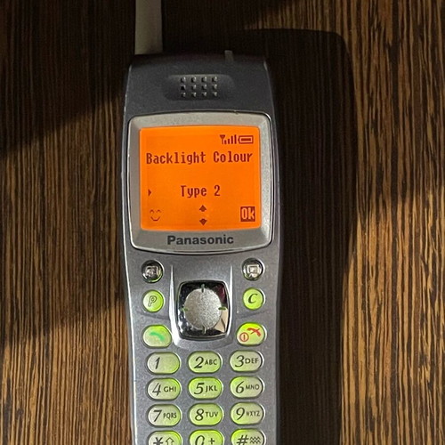 Panasonic GD-93 used phone with original charger and color display