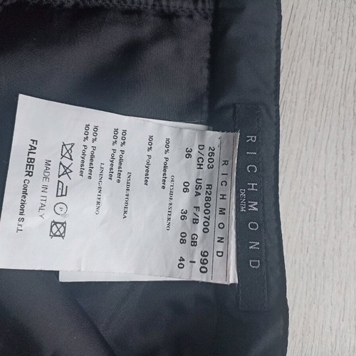 John Richmond women's skirt black, like new, size S