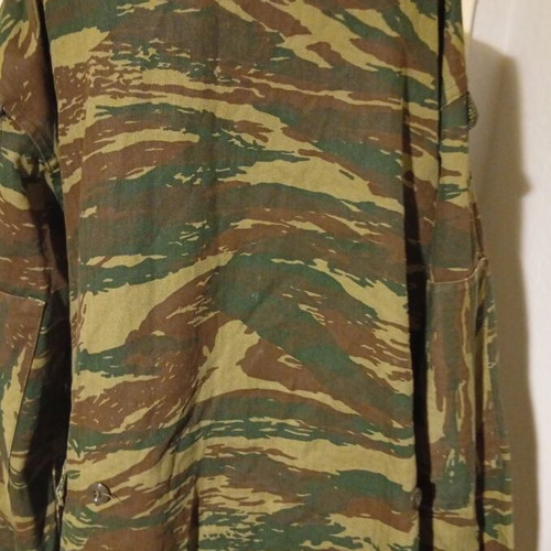 Fishbone camouflage military uniform, 1990, XL