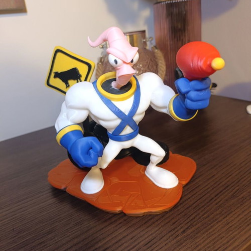 Earthworm Jim figure new, retro gaming display