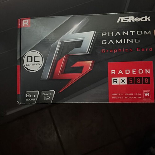 ASRock Phantom Gaming Radeon RX 580 8GB GDDR5 OC graphics card