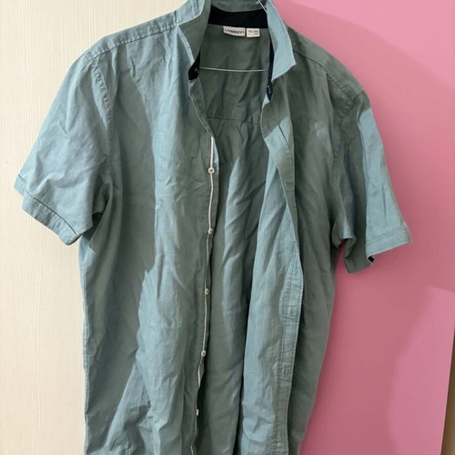 Livergy Men's Short Sleeve Shirt Medium turquoise like new