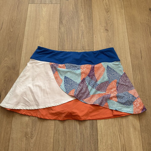 Eleven by Venus Williams tiered multicolor tennis workout skort size L like new